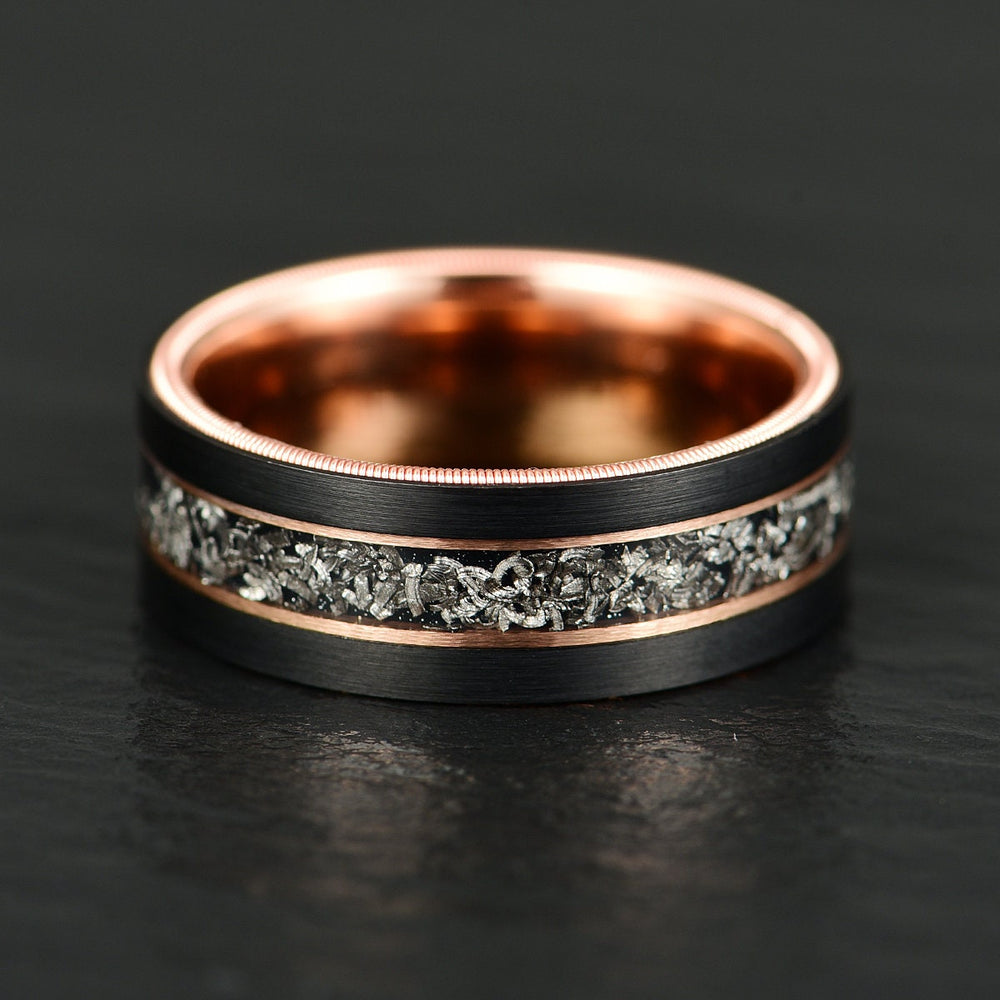Crushed Meteorite Ring