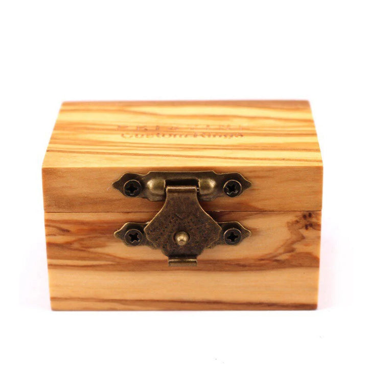 Stag & Barrel - Whiskey Barrel Wood Antler Black Ceramic 8MM - Rings By Pristine