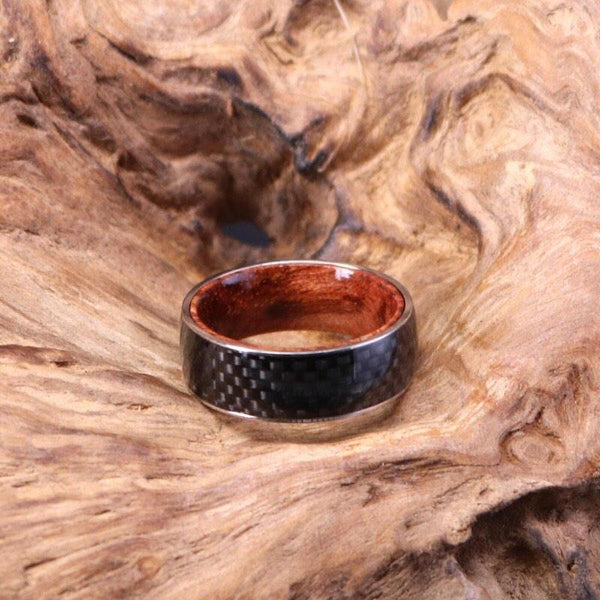 Rose hot sale wood ring