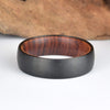 Iron Wood Tungsten Men's Wedding Band 6MM-8MM - Rings By Pristine