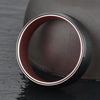Silver Tungsten Ring - Pristine Rose - Rings By Pristine