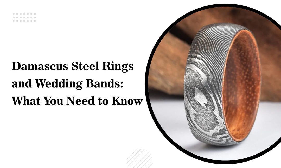 Damascus Steel Rings and Wedding Bands