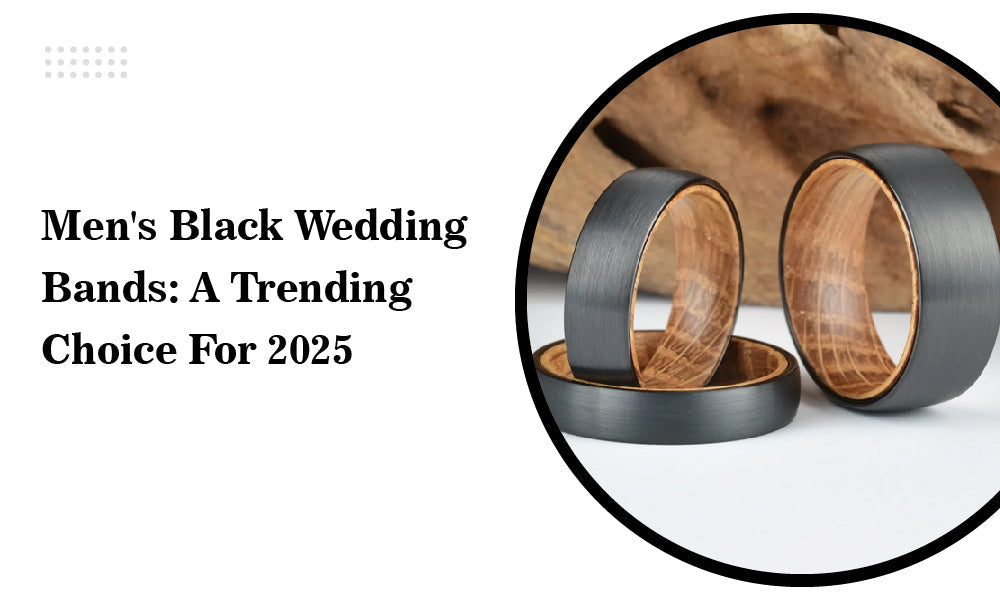 Men's Black Wedding Bands
