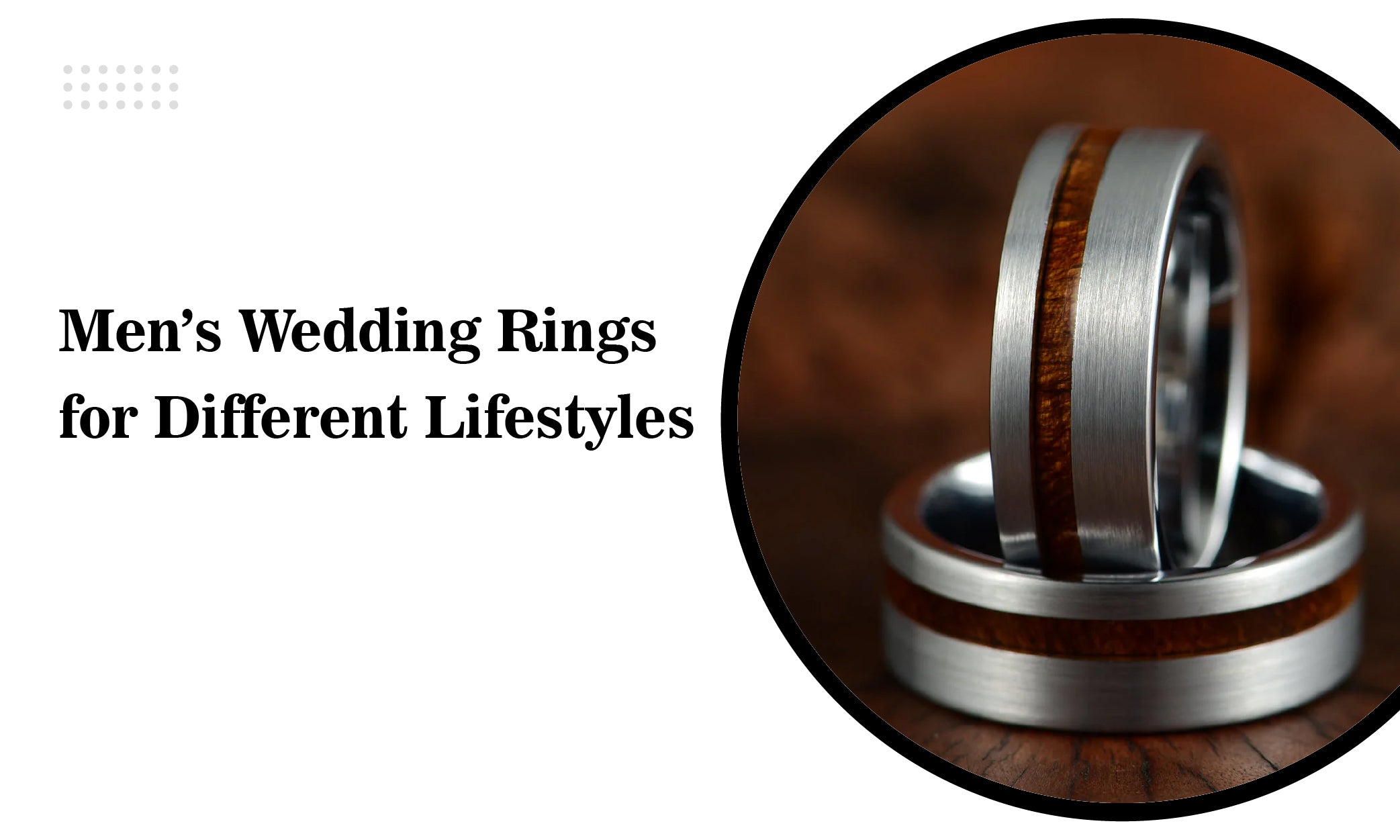 Basic Wedding Rings Man Men's Wedding Rings for Different Lifestyles
