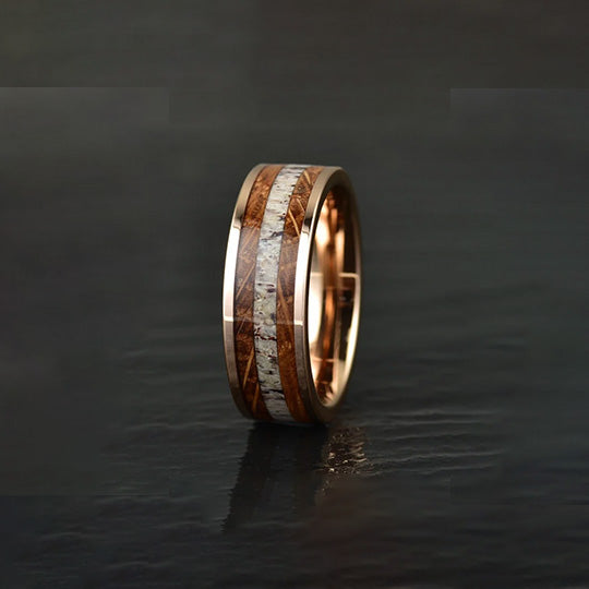 Men’s Antler Wedding Bands