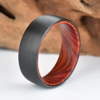 Cocobolo Wood Tungsten Men's Wedding Band 8MM - Rings By Pristine 