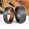 Snake Wood Tungsten Men's Wedding Band 8MM - Rings By Pristine 