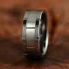 Tungsten Linked Men's Wedding Band 8MM - Rings By Pristine 