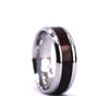 Titanium Ring | Zebra Wood | Mens Wedding Band | Mens Wedding Ring | Wood Wedding Ring | Mens Wood Band | Mens Ring | Wooden Ring - Rings By Pristine