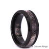 Tungsten Antler Ring Men's Wedding Band 8MM - Rings By Pristine