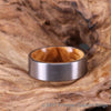 Tungsten Ring | Olive Wood Ring | Mens Wedding Band | Wood Wedding Ring | Mens Wood Band | Mens Ring | Wood Ring |Tungsten Mens Wedding Ring - Rings By Pristine