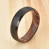 Tungsten Ring | Zebra Wood | Mens Wedding Band | Mens Wedding Ring | Wood Wedding Ring | Mens Wood Band | Mens Ring | Wooden Ring - Rings By Pristine