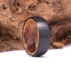 Tungsten Ring | Zebra Wood | Mens Wedding Band | Mens Wedding Ring | Wood Wedding Ring | Mens Wood Band | Mens Ring | Wooden Ring - Rings By Pristine