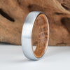 Tungsten Whisky Barrel White Oak Mens Wedding Band - Rings By Pristine