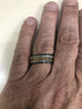 Whisky Barrel Band Antler Ring Black Ceramic Ring Bourban Barrel Ring Mens Wood Wedding Ring Mens Wedding band White Oak Wooden Inlay Band - Rings By Pristine