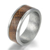 Whisky Barrel Tungsten Ring Antique Finish 8MM - Rings By Pristine